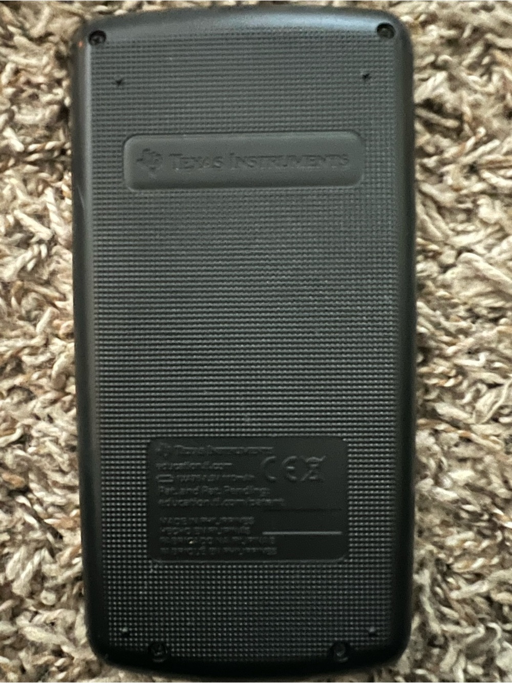 Texas Instruments Black TI-30Xa/TI-30Xa Solar Calculator Back Cover Guide - Picture 3 of 4